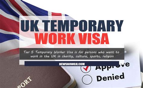 UK Tier5 Temporary Work Visa .